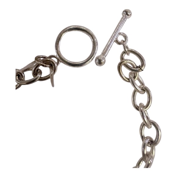 Silver Chain Bracelet with Spider Charm Halloween - Picture 3 of 4